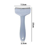 V-Tooth Deshedding Comb, Doggo Comfy Pet Comb Pro, Dog & Cat Grooming Brush for Shedding, Tight V-Shaped Teeth Deshedding Tool (Blue S)