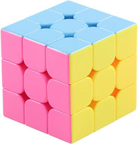 CAILEZHI 3x3 speed cube, 56 mm magic cube puzzle with bright color tiles