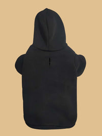 Basic Dog Hoodie Sweatshirt Puppy Sweater Warm Cat Costumes Pet - X-Large / Black - image 3