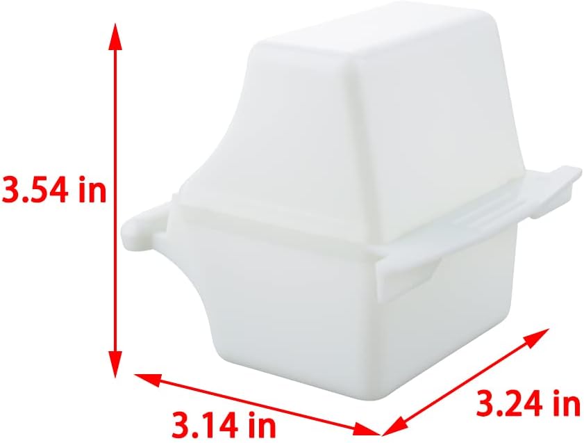 2 Pcs Small Bird Slot Feeder No Mess Cage Hanging Feeder Cup Plastic - image 4