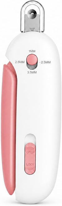 Wanheart Cat Nail Clipper, 4-Size Safety Guard - Pink