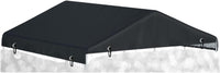 Outdoor Dog Kennel Cover 10'W x 10'L Replacement Covers - Black / 4.2'W x 4.2'L x 1.2'H