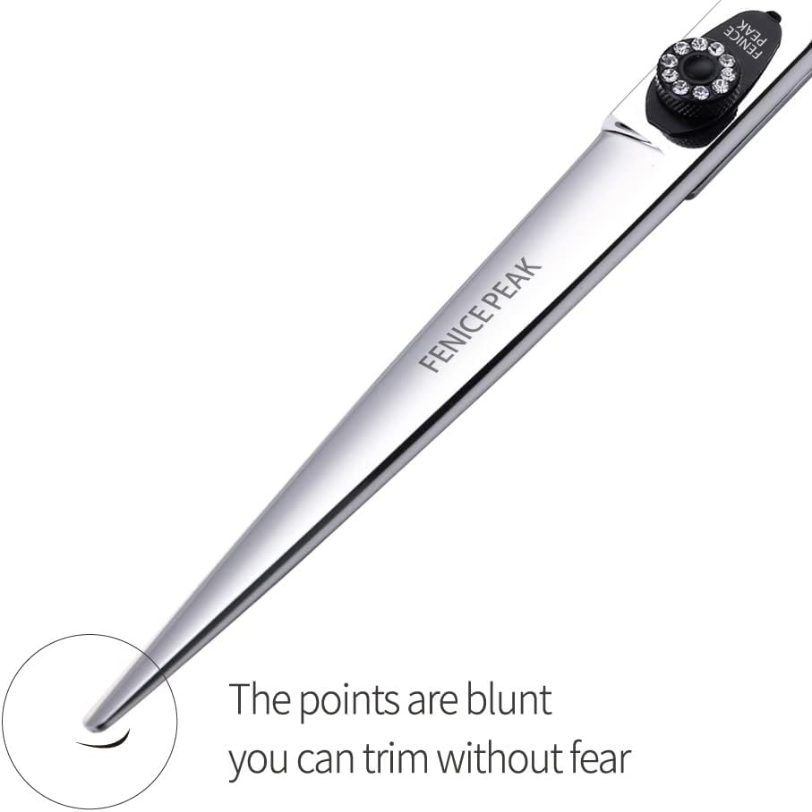 7.0'' Professional Dog Grooming Scissors Set with Black Non-Slip - Straight Shear / 8.0'' - image 4