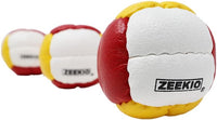 Zeekio Galaxy 12 panel leather juggling balls, pack of 3 in dark blue - view 26