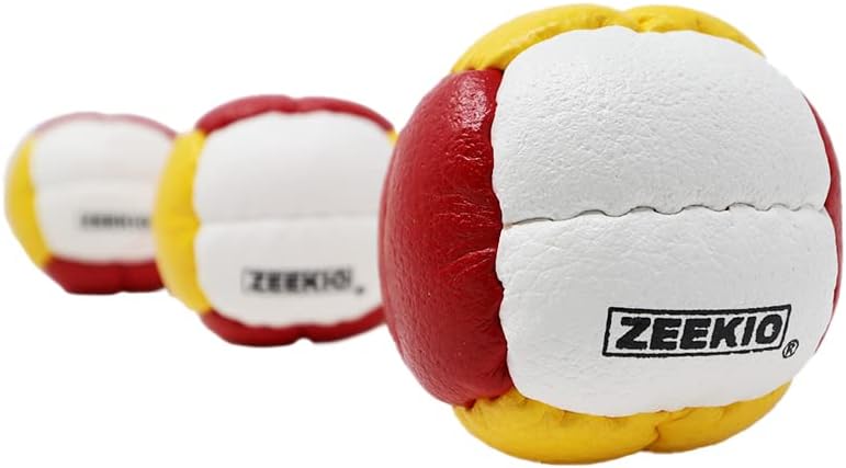 Zeekio Galaxy 12 panel leather juggling balls, pack of 3 in dark blue - view 26