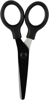 JAM PAPER Multi-Purpose Precision Scissors - Mini (5 Inch) / Black