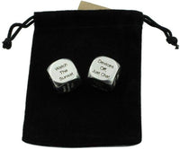 TIN Date Night Dice 10th Anniversary 100% Pure Tin - image 3