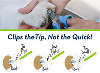 Zen Clipper Pet Nail Clipper for Cats – Cat Nail Trimmer for Safer Pet Grooming - Clean, Quiet, and Easy-to-Use Stainless Steel Claw Trimmer - (2mm Hole)