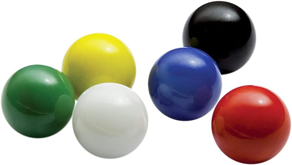 Mega Game Replacment Marbles 14mm -Solid Glass-60 Pieces - image 2