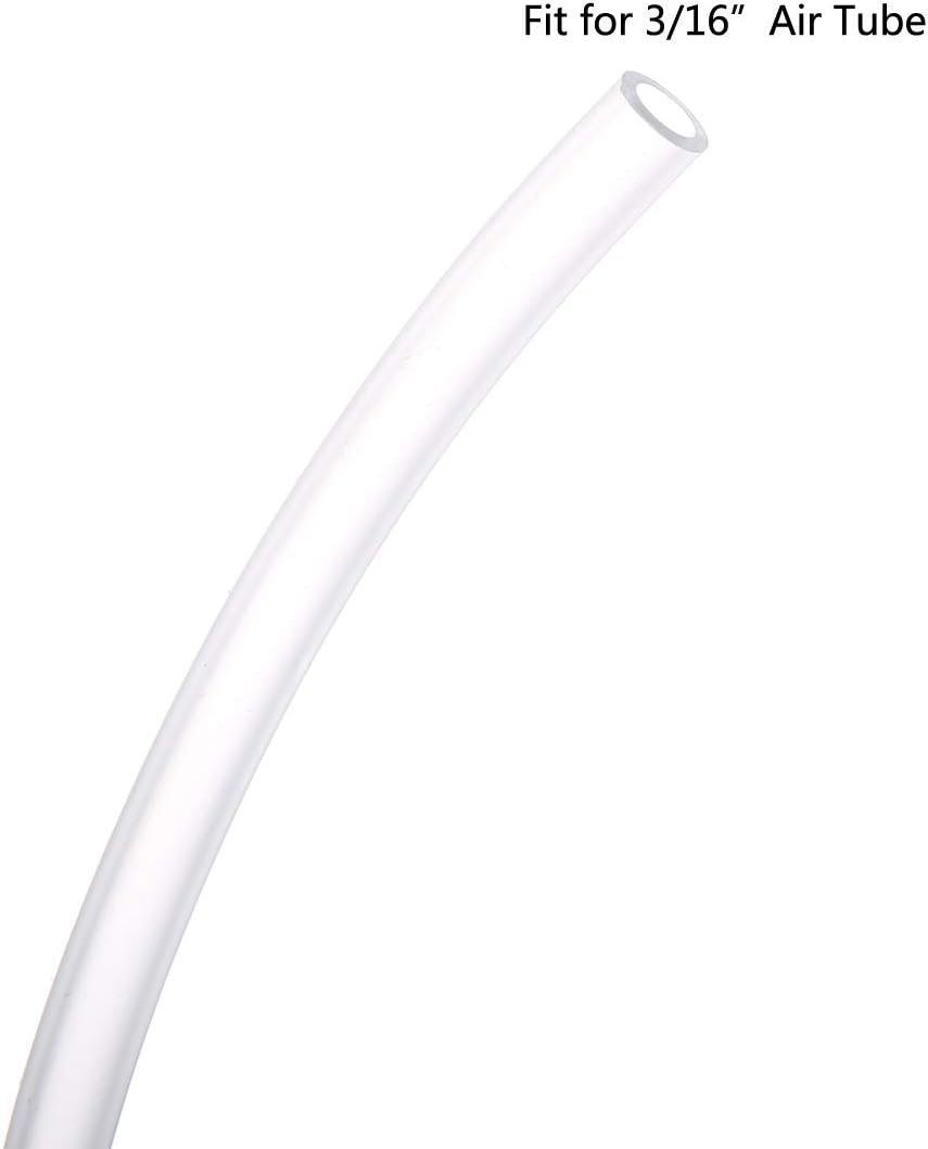 100ft Standard 3/16" Airline Tubing with Connectors for Aquariums – Essentials for Fish - 320Feet+80Connectors - image 4