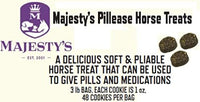 Majesty's PillEase Horse Treats | A Delicious Soft and Pliable No Bake Cookie Horse Treat | Makes Giving Pills & Medication Easy | Made in The USA - 48 Wafers