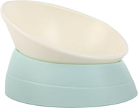 Bulldog Bowl Anti-Slip Dog Cat Dish Detachable Rubber Dog Bowl Pet - Green / 2 Cup ( Small/Medium Dog )