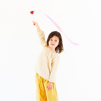 Sarah's Silks Mini Rainbow Streamer, Long Ribbon Wand for Kids - Blossom - image 2