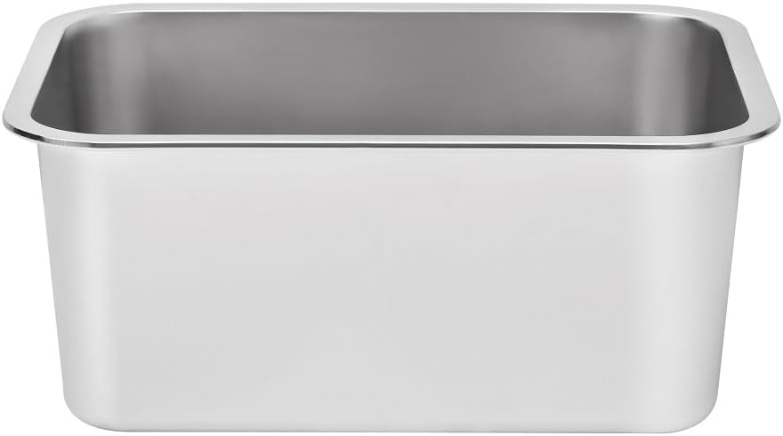 Kichwit 1.8 Gallons Large Dog Bowl, Stainless Steel Pan – Essentials for Dogs - 2.5 Gallons - image 4