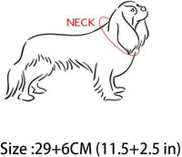 Adjustable white pearl collar necklace for cats and dogs with extender - view 2
