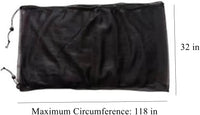 Adjustable Birdcage Seed Catcher Feather Catcher Bird Cage Cover Net - 118 x 32 Inch / Black - image 2