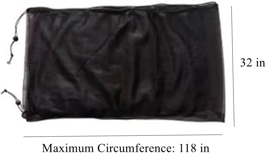 Adjustable Birdcage Seed Catcher Feather Catcher Bird Cage Cover Net - 118 x 32 Inch / Black - image 2