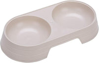Kitty Litter Box Starter Kit - Small Cat Litter Pan Without Lid, Litter Mat, Scoop and Bowl for Kitten Within 3 Months (PinkScoop Set)