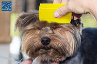 Dog Flea Comb for Grooming, Lice Comb for Dogs, Double Sided Professional Comb Set to Remove Fleas and Lice, Fine Tooth Comb for Large or Small Cats and Dogs