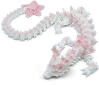 SGYYSG 12 inch 3D printed articulated cherry blossom crystal dragon toy - view 3
