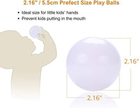 Wonder Space Soft Pit Balls - 100 balls / Mixed - Pink - image 4