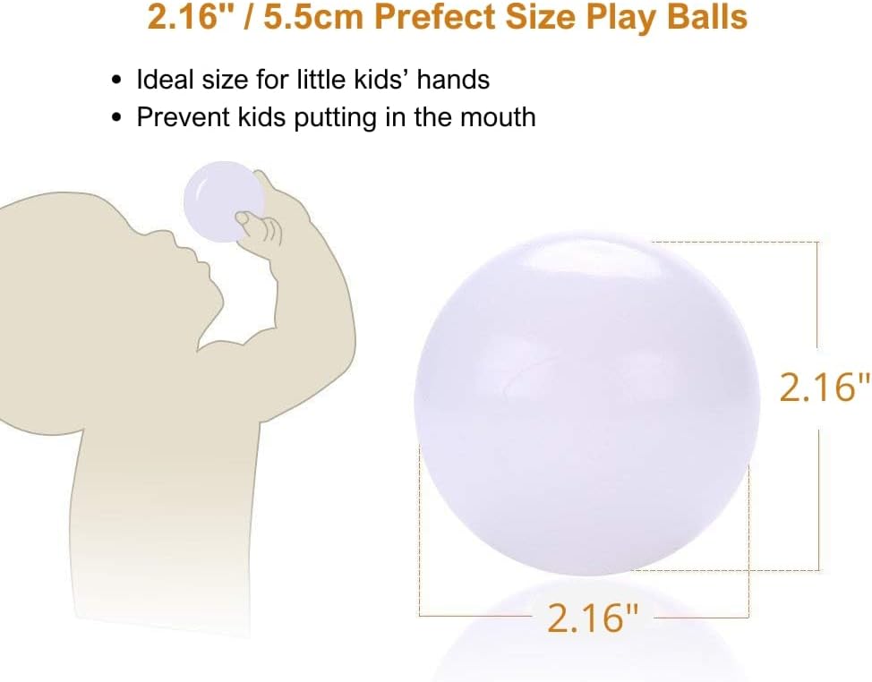 Wonder Space Soft Pit Balls - 100 balls / Mixed - Pink - image 4