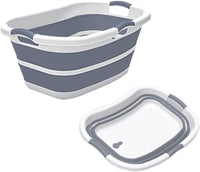 Collapsible Dog Bathtub, Portable Pets Bathing Tub for Puppy Cats, Gray – Essentials for Dogs - Large / Grey