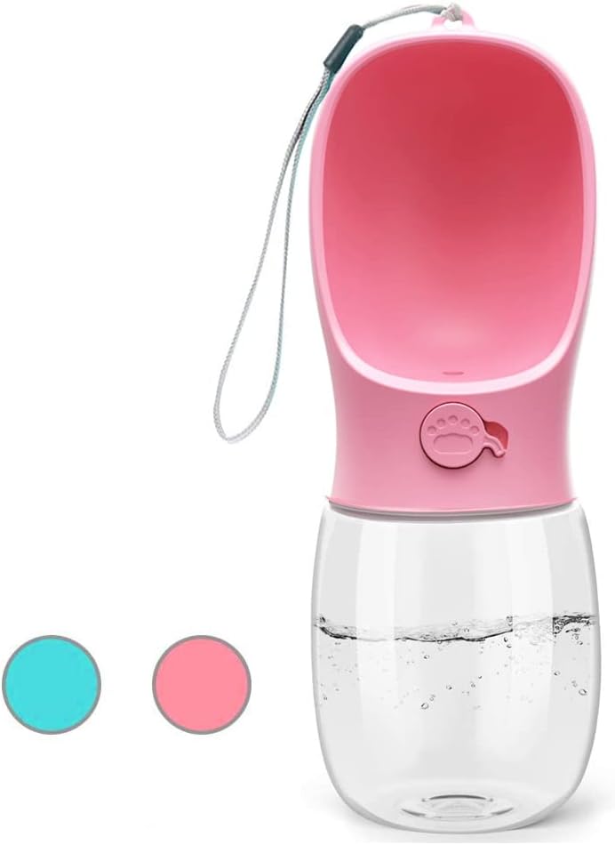 Kalimdor Dog Water Bottle - 12oz Pink