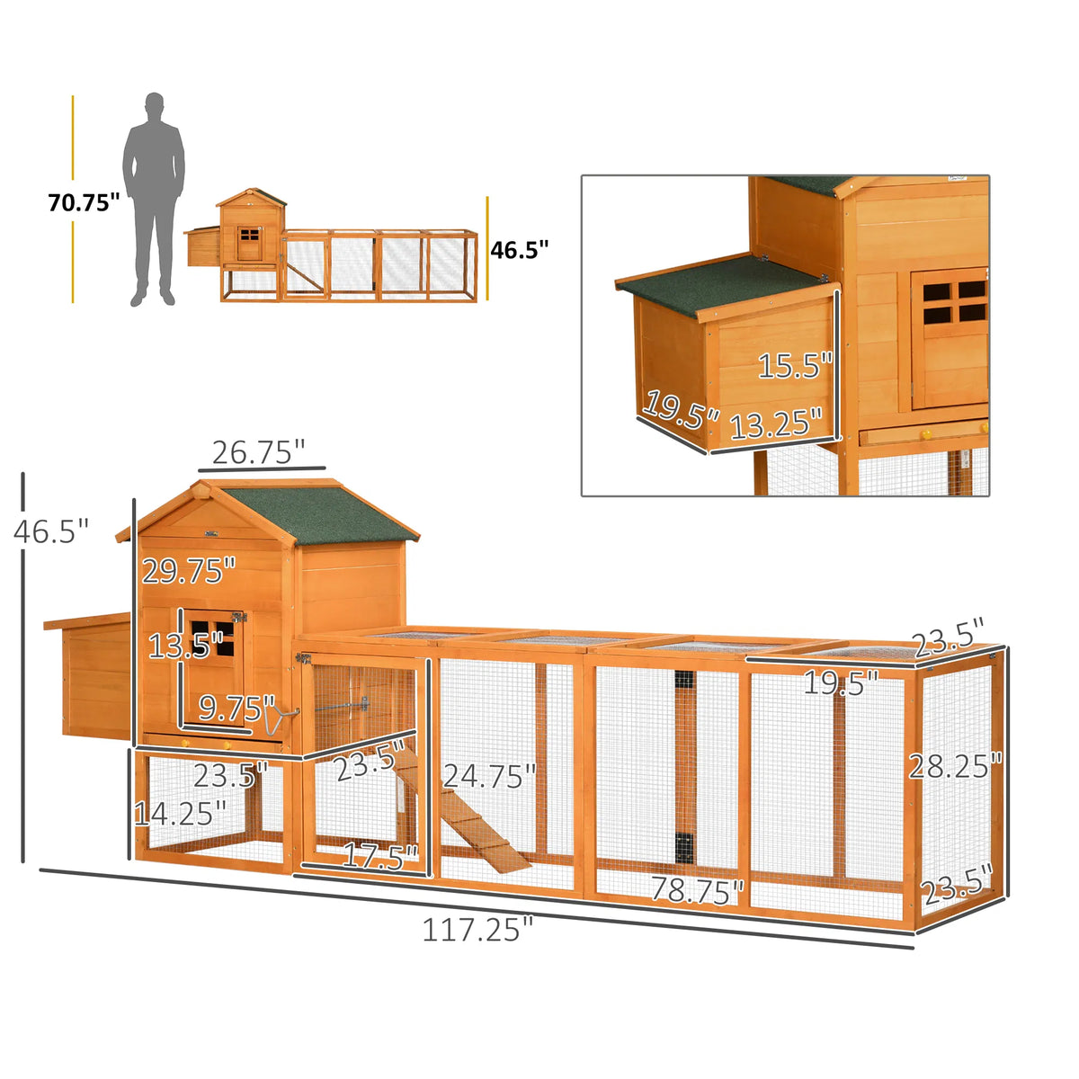 Chicken Coop (Not Supported non-defective remorse returns)