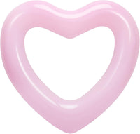 HeySplash Pool Floats, Inflatable Pool Floaties for Adults – Fun for Kids & Family - A-Pink