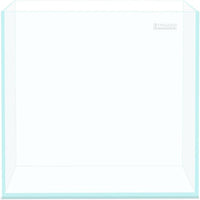 Rimless Aquarium 14.5 Gallon Tall Tank, Ultra Clear Low Iron Fish Tank for Betta Goldfish, L13.8×W13.8×H17.7 Glass Thickness 6mm with EVA Foam Leveling Mat