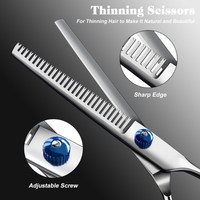 Professional 4 In 1 Dog Cat Grooming Scissors Kit With Safety Round Tips,Sharp