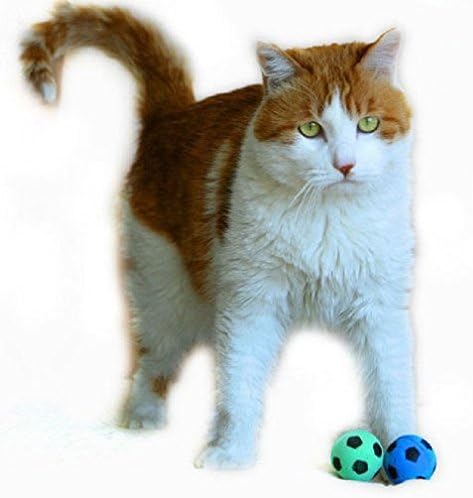 Cat Toy, Foam Sponge Soccer Ball - 8 Pack - image 4
