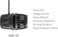 Aquarium Wave Maker Pump (DMP20) – Submersible Circulation Pump for Saltwater Marine Reef Tanks, Bluetooth App Control & Smart Controller