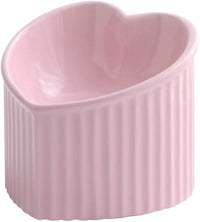 Pink Ceramic Raised Cat Bowls - Pink