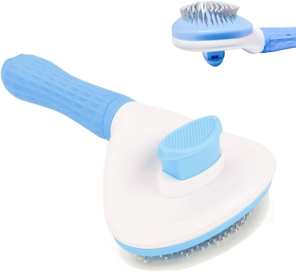 Cat Brush Self Cleaning, Cat and Dog Universal