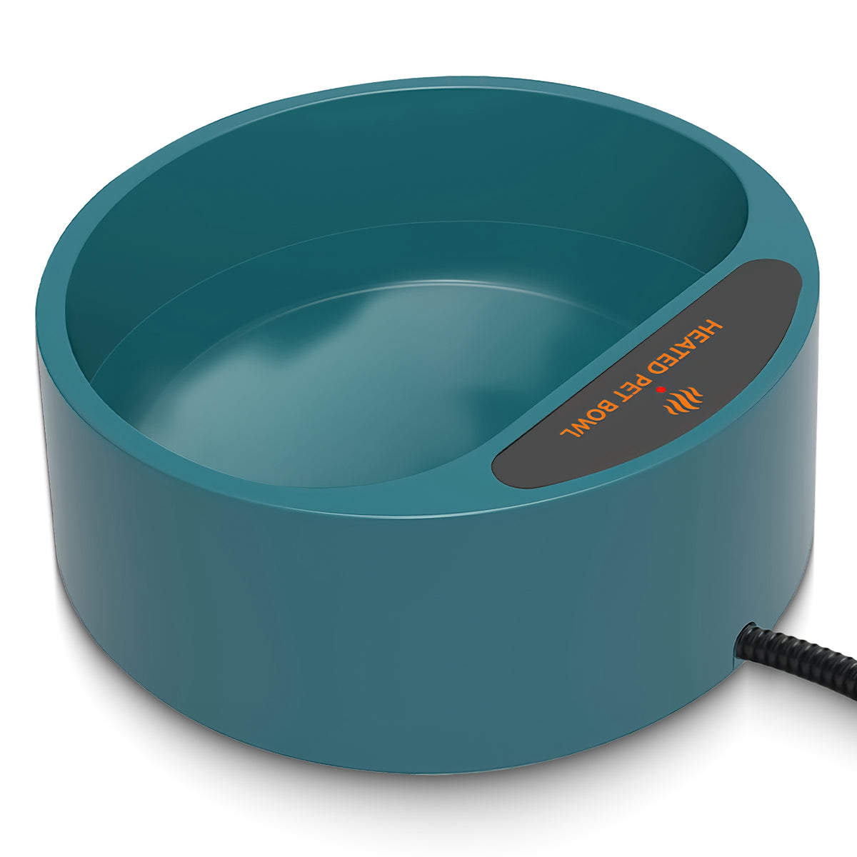 1Pc Heated Water Bowl For Dog Cat 74.4OZ Heating Water Dish IP67 Waterproof Thermal Water Bowl Heated Pet Bowl Dog Cat W
