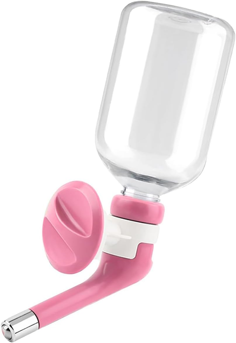 Andiker Dog Water Bottle for Crate - Pink