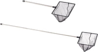 Long Handle Fine Net Fish Tank Net, Retractable 24 inches - 6 Inch