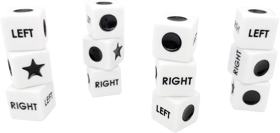 Ahoper Right Left Center Dice Only 12 Dices Prime Dice Game（ six - image 4