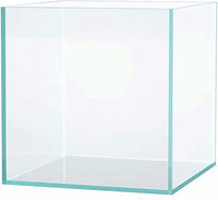 AWXZOM Small Nano Tall Rimless Tank, Glass Fish Tank, Betta Tank – Essentials for Fish - 2 Gallon 7.8x7.8x7.8inch/20x20x20cm