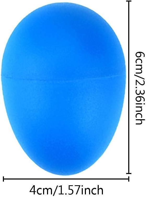 Augshy 40PCS Plastic Egg Shakers Percussion Musical Maracas Easter - 80 - image 2