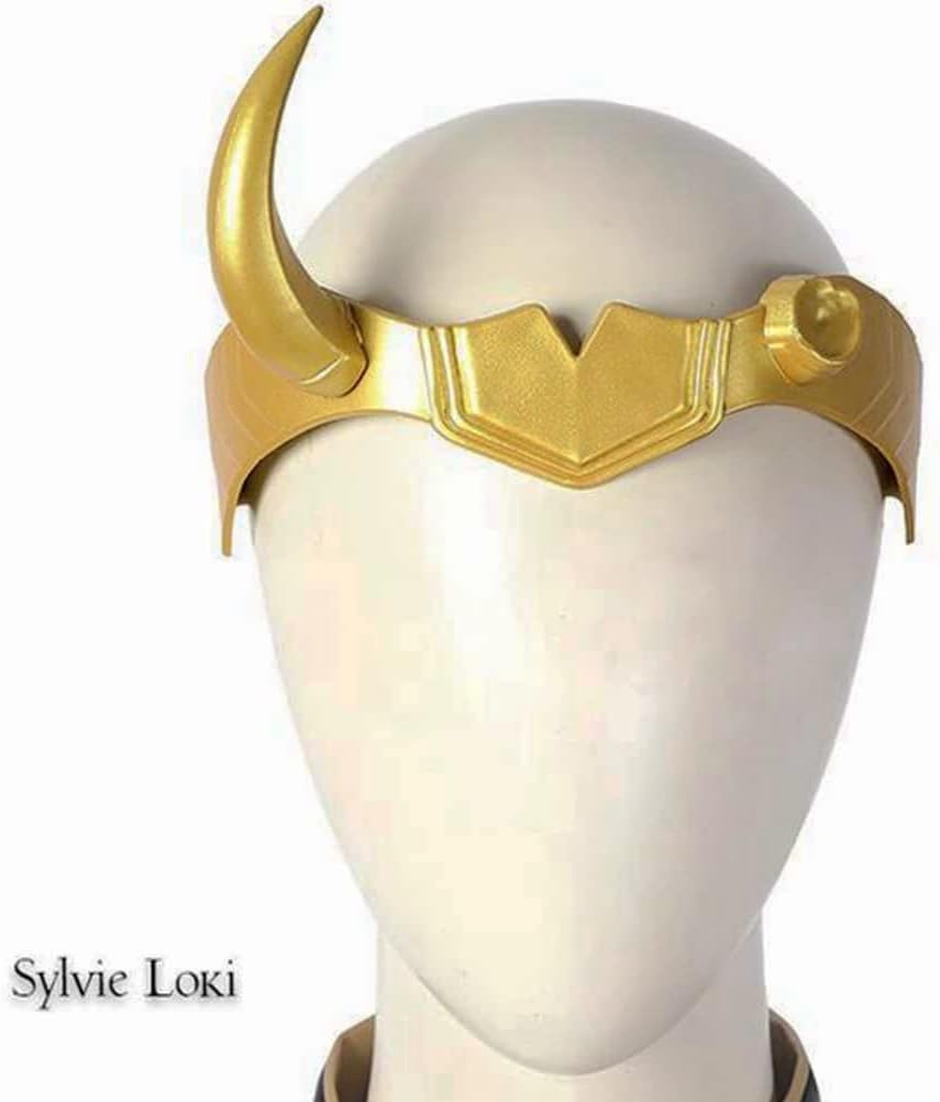 CAFELE gold horned superhero helmet in PVC for Norse cosplay - view 4