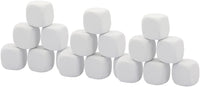 QIDIWIN 12 blank white EVA foam dice for kids to paint and decorate - view 2