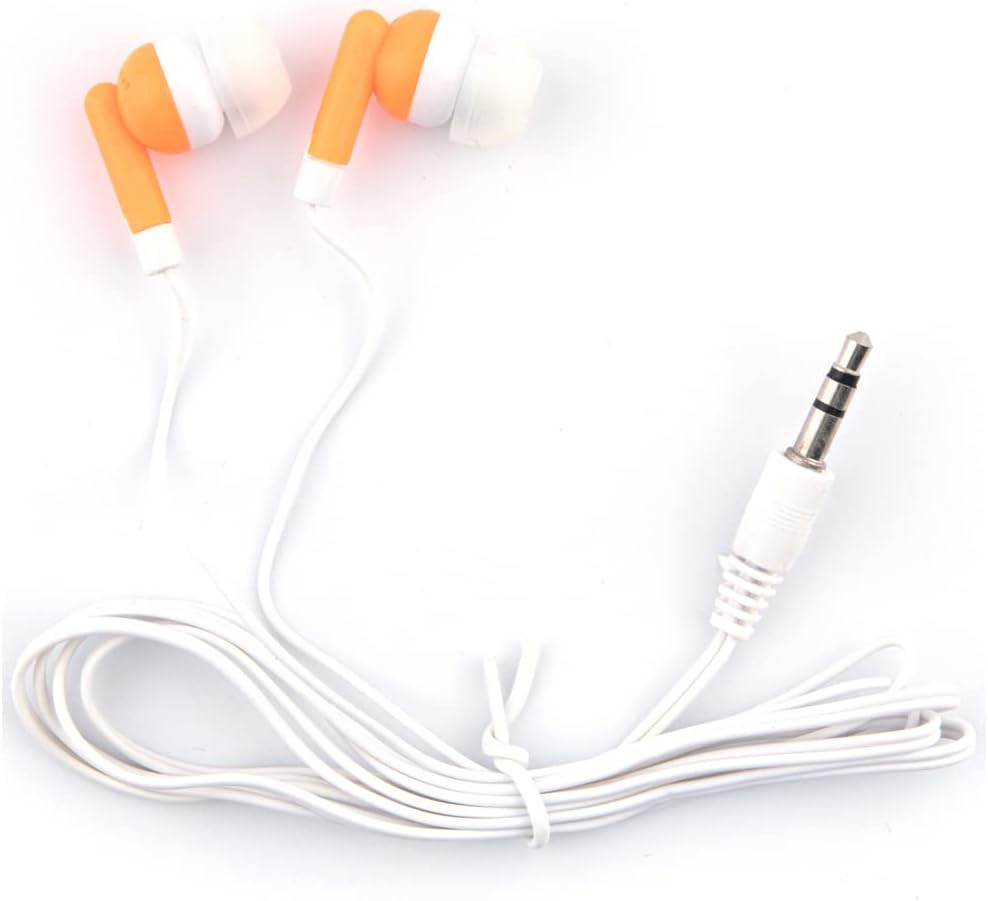 Wjjitan kids bulk earbuds, wired 3.5mm earphones in ten mixed colors - view 5