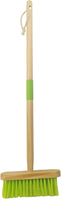 Xifando 27.5 inch kids broom with wooden handle and hanging lanyard
