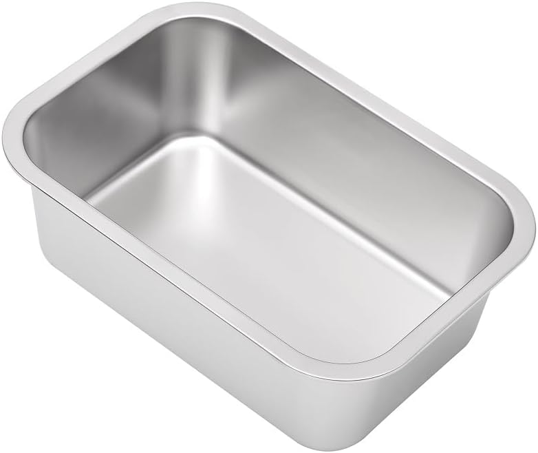 Kichwit 1.8 Gallons Large Dog Bowl, Stainless Steel Pan – Essentials for Dogs - 1.1 Gallons - image 4