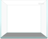 9.5 Gallon Rimless Aquarium, Ultra Clear Glass Low Iron Small Fish Tank for Betta, L15.7×W11.8×H11.8 Inches Thickness 5mm with EVA Foam Mat Included