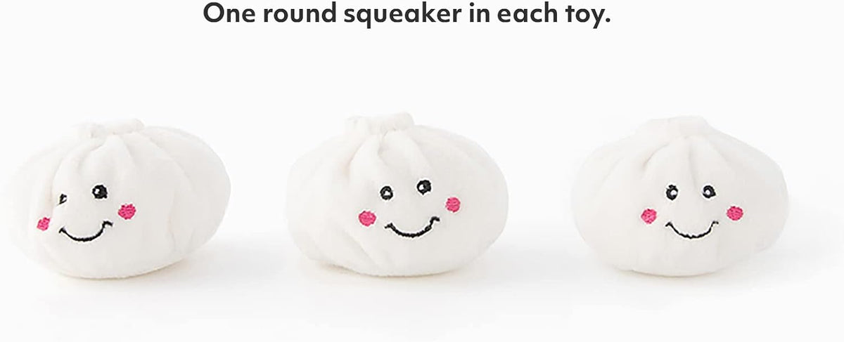 ZippyPaws Burrow Hide & Seek Plush Puzzles, Milk and Cookies - Soup Dumplings - image 3