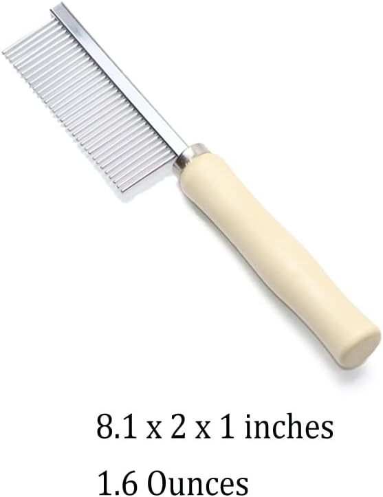 Wooden Handle Grooming Comb for Dogs Cats Pet – Essentials for Cats - Pet Comb - image 2
